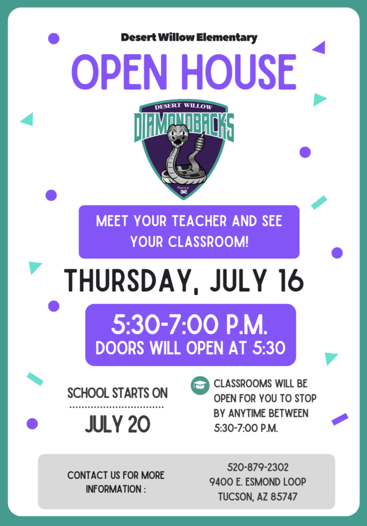 Open House 26/27 School Year