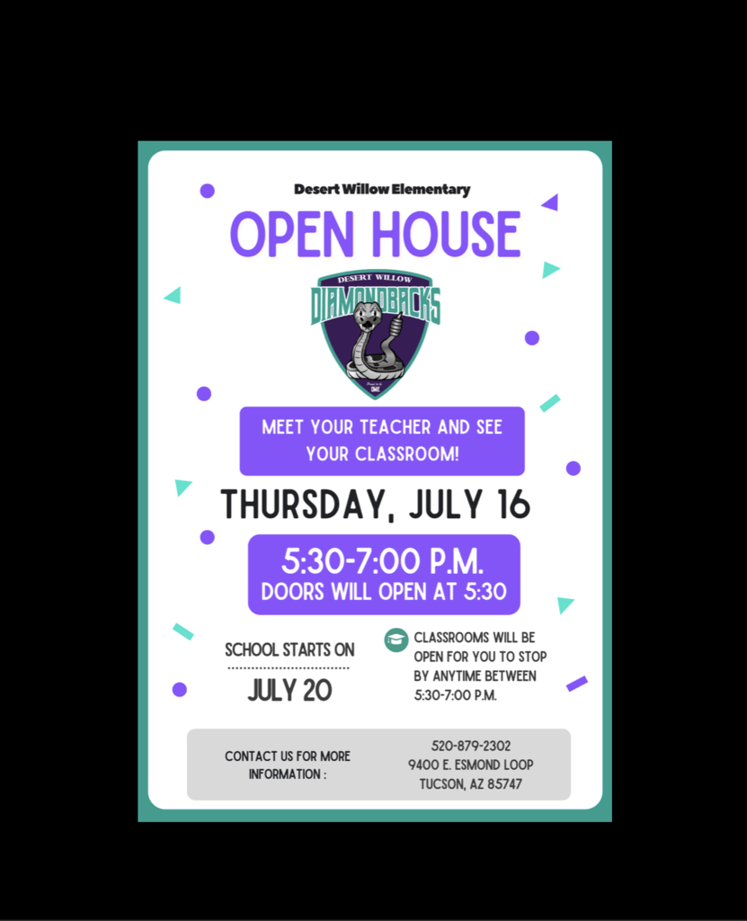 Open House 26/27 School Year