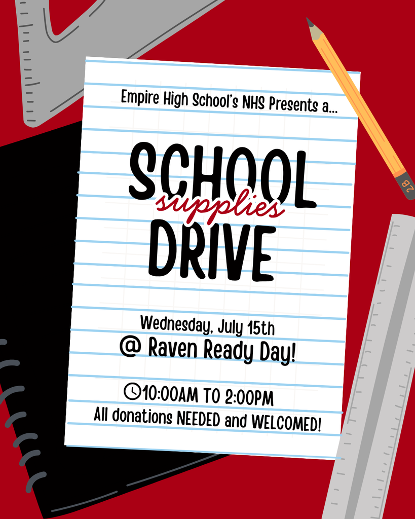 NSH School Supply Drive