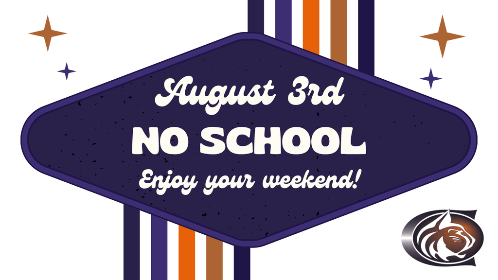 No School August 3rd