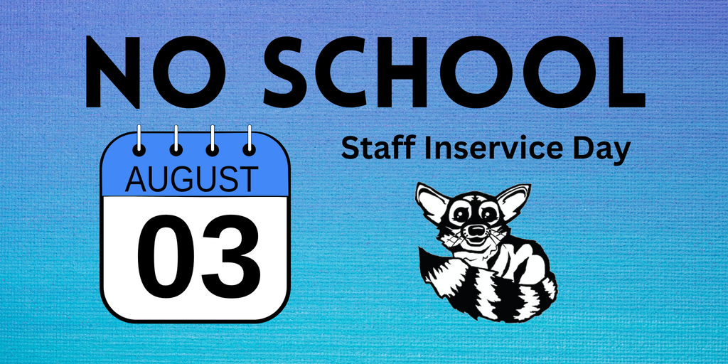 There will be no school on Monday, August 3rd. School will resume on August, 2nd. 