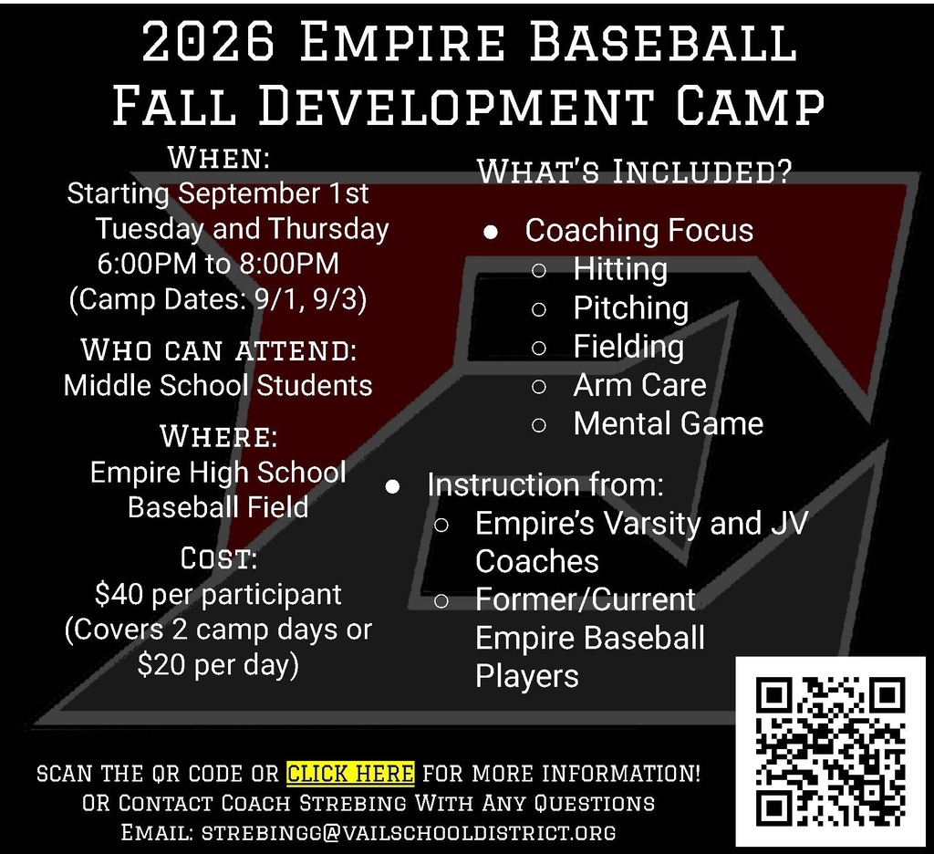 Fall baseball camp