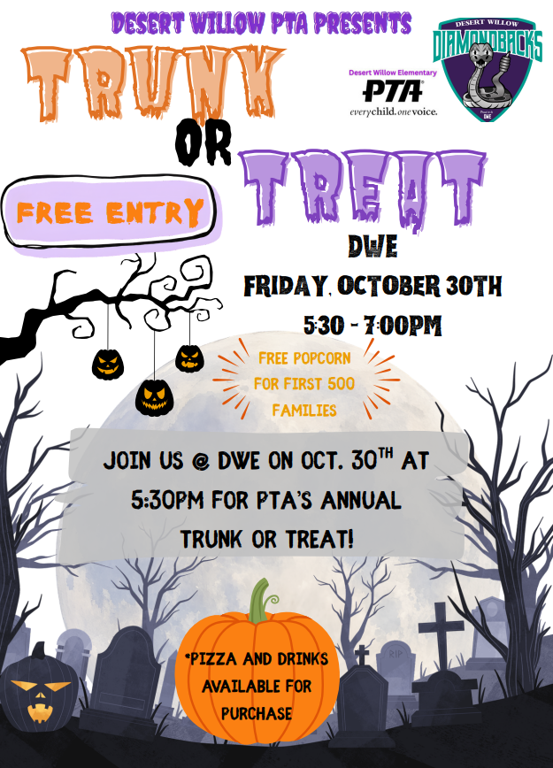 Trunk or Treat Flyer