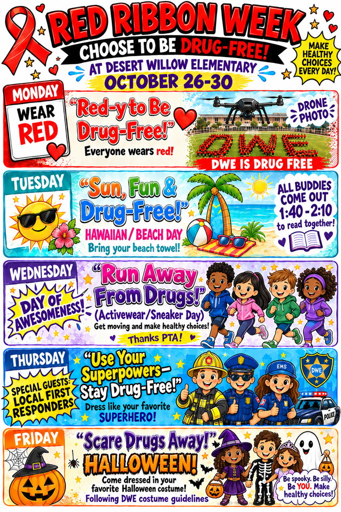 Red Ribbon Week Spirt Week