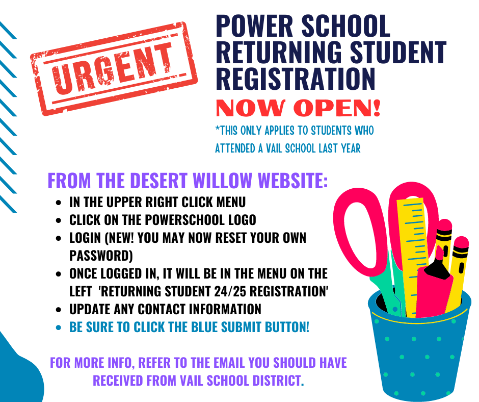 Returning Student Registration