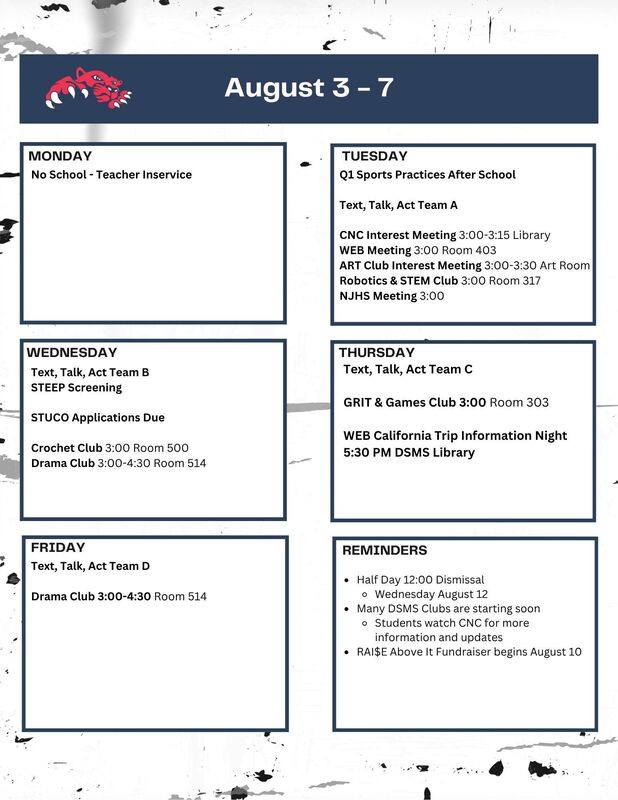 Weekly Events