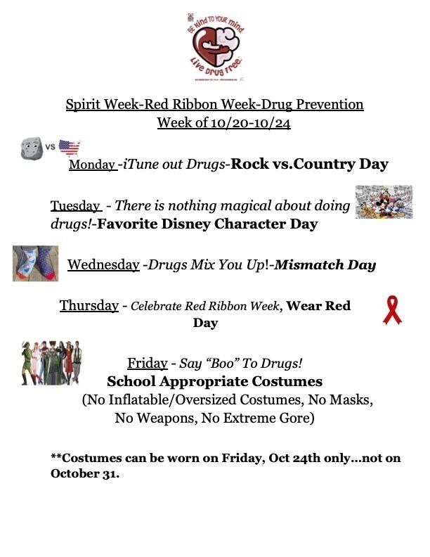 spirit week flier