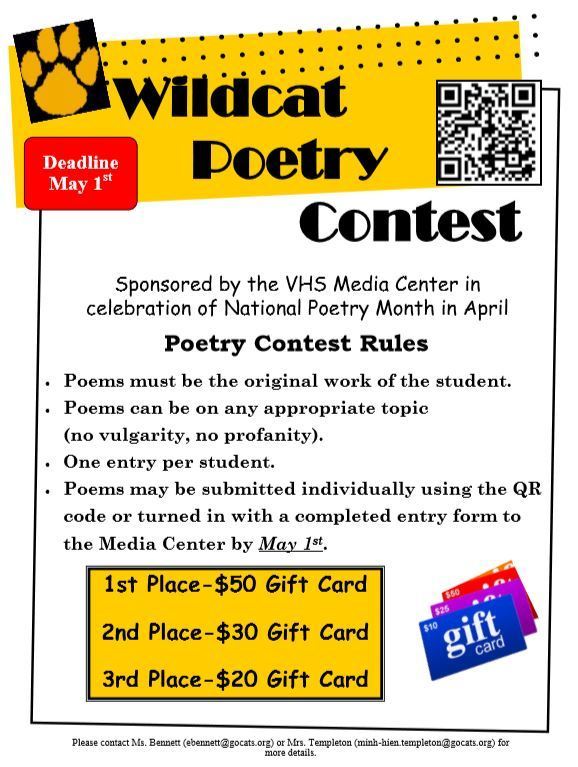 Poetry Contest 2026