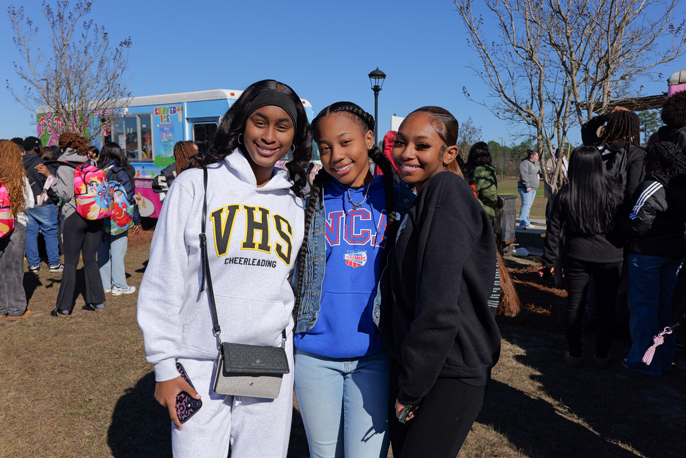 group of students smiling