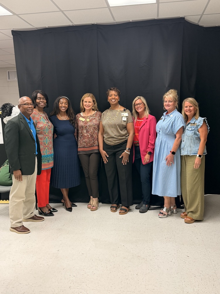 Group photo of Dr. T. Lockhart with Coastal Plains reps