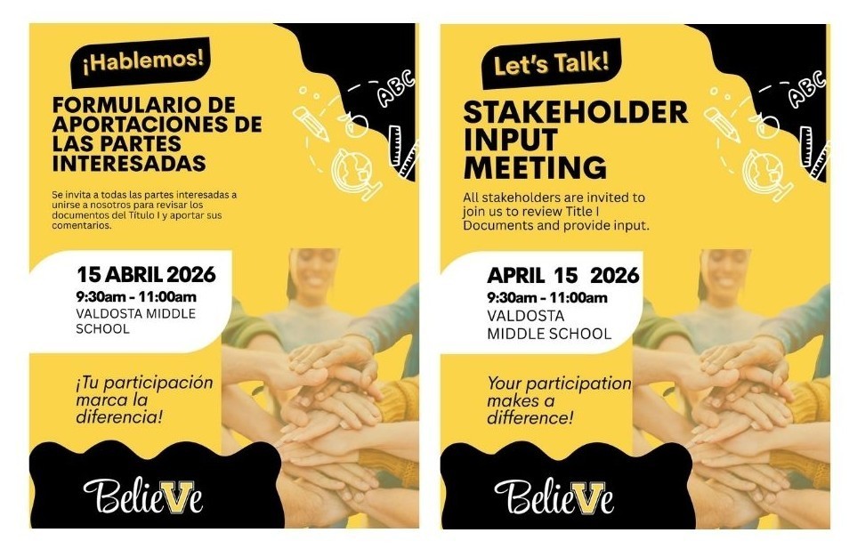 Stakeholder input meeting