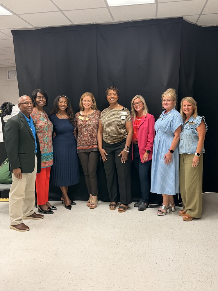 Group photo of Dr. T. Lockhart with Coastal Plains reps