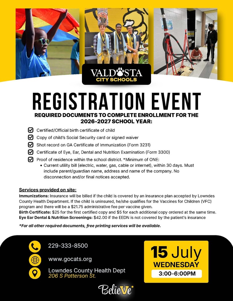 K-12 Registration Event