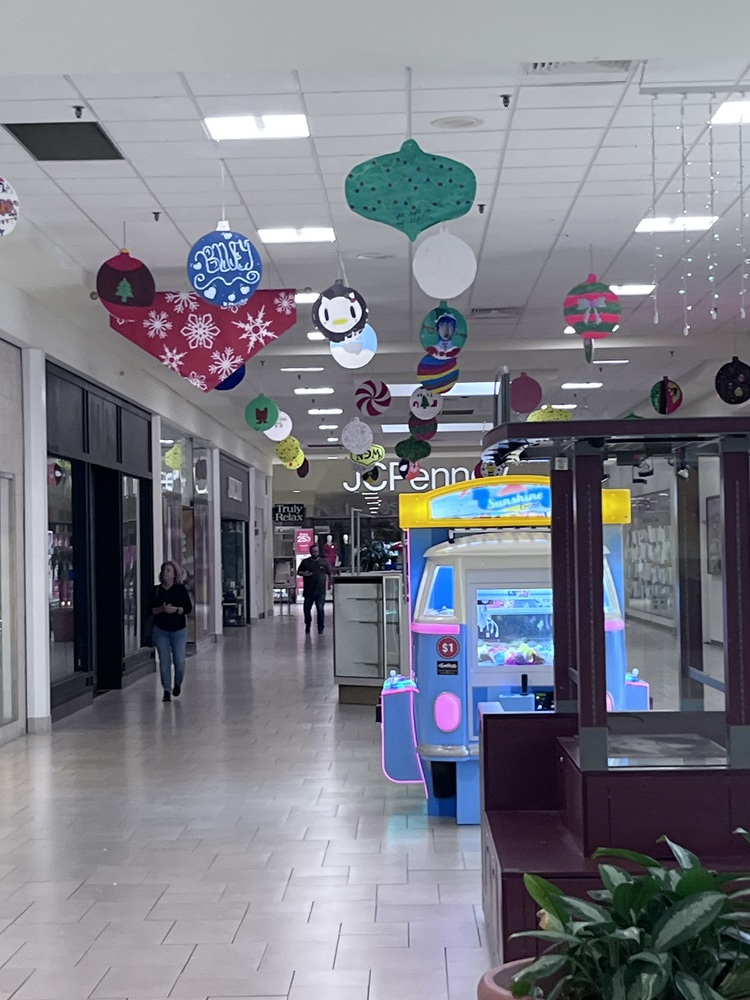 Ornaments hanging from ceiling