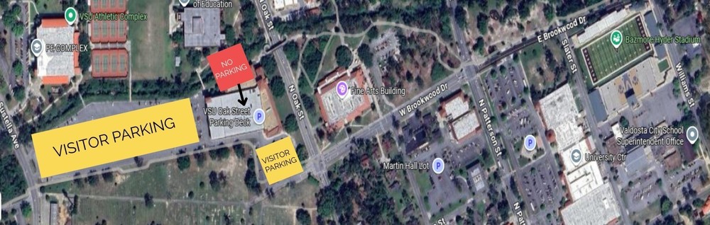 Map where to park