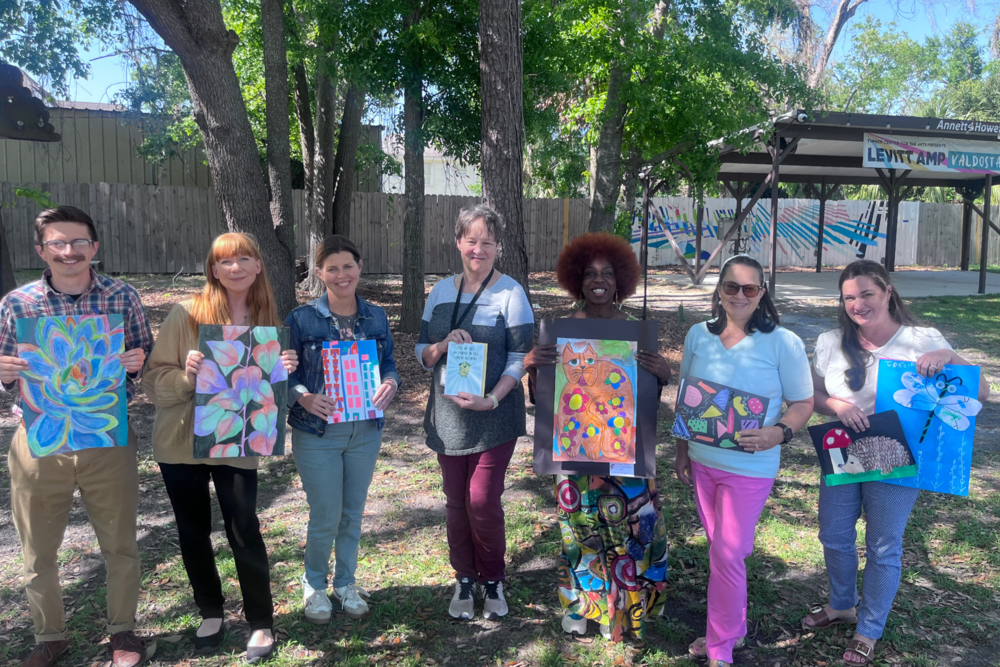 Group photo of art teachers