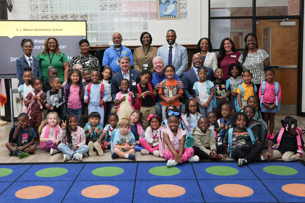 group photo of VCS staff with pre students