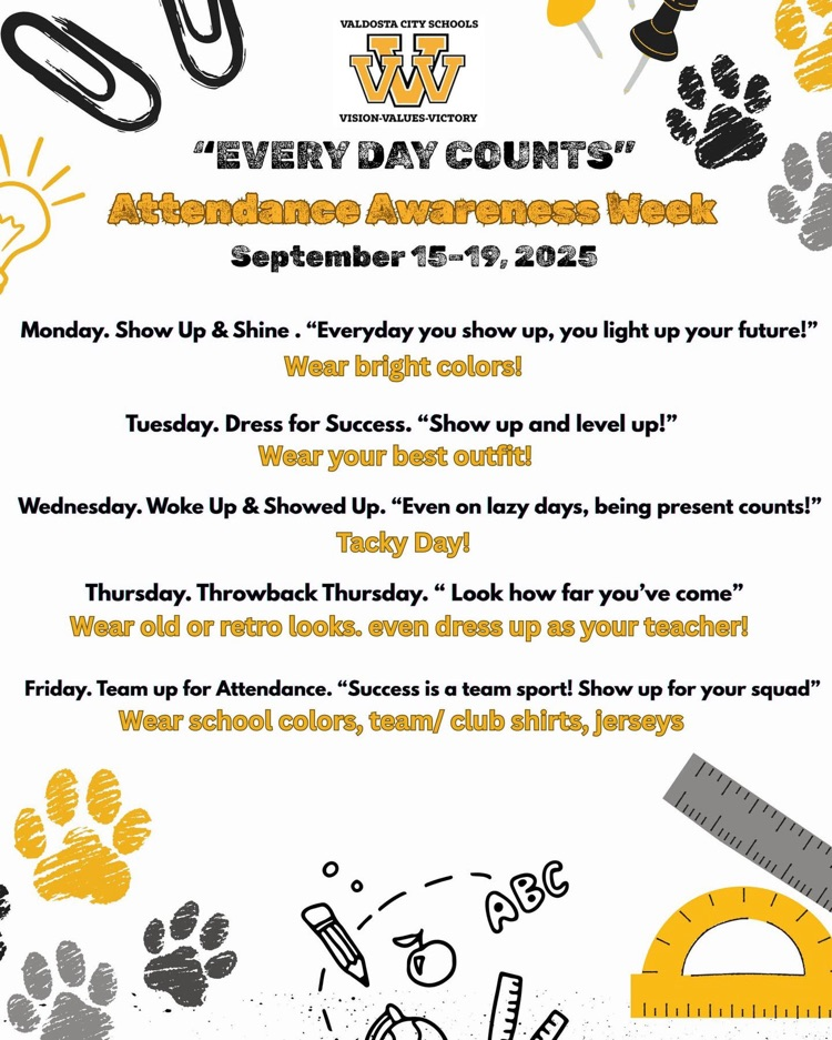 Attendance Awareness Week Flyer 1