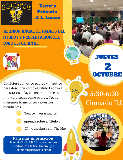 Title I Flier Spanish