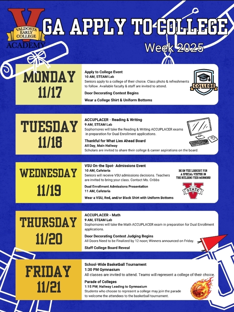 VECA Celebrates GA Apply to College Week!