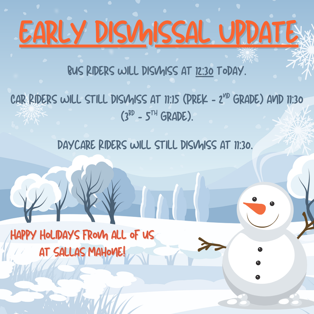 early dismissal update