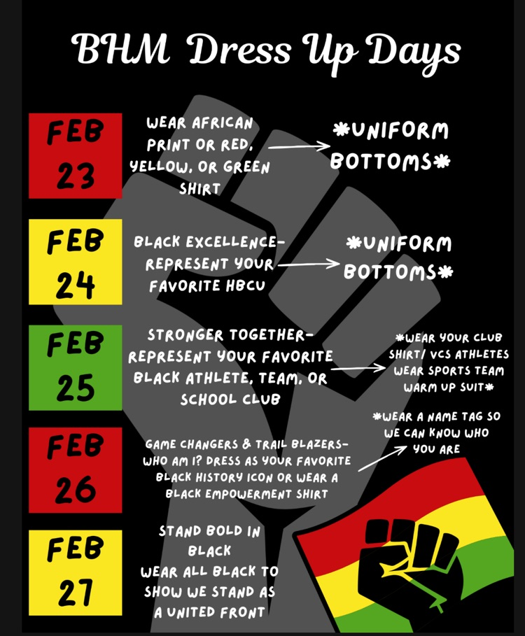 BHM Dress-up Days