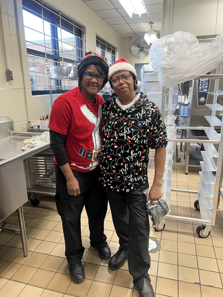 HLC School Nutrition Staff celebrating a holiday season.