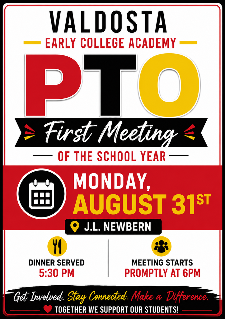 Great things are happening at Valdosta Early College Academy! Come hear all about it from our Principal, PTO President, Director of Valdosta Virtual Academy, and our outstanding teachers.