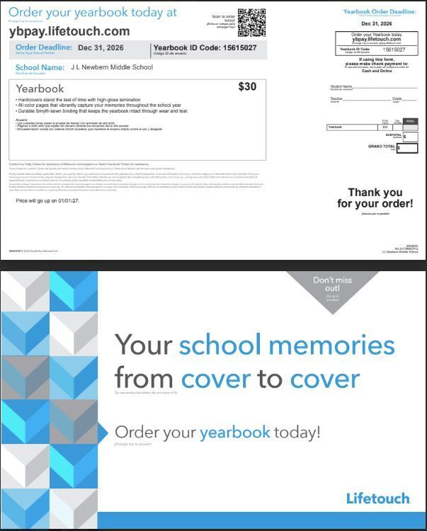 Yearbook Order Form
