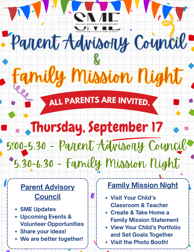 Parent Night Reminders