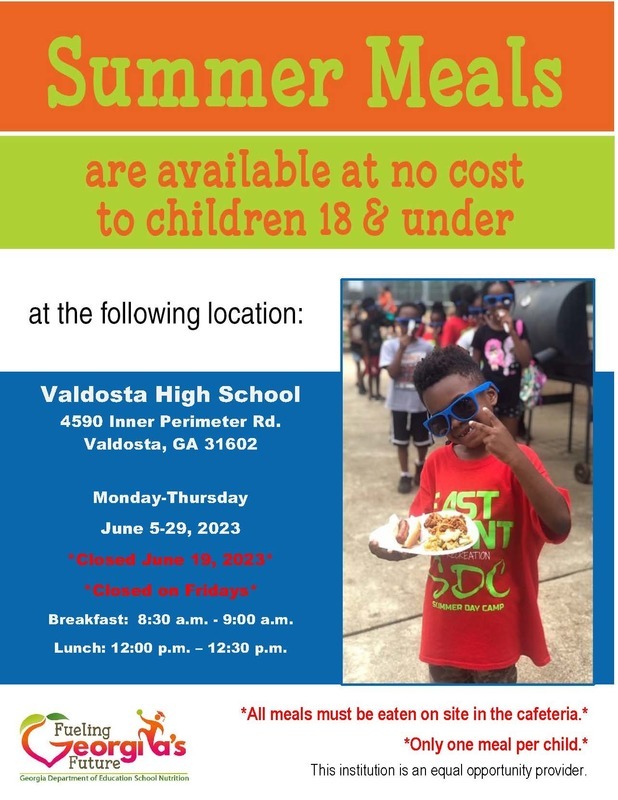 VHS Summer Feeding Program VHS Summer Feeding Program