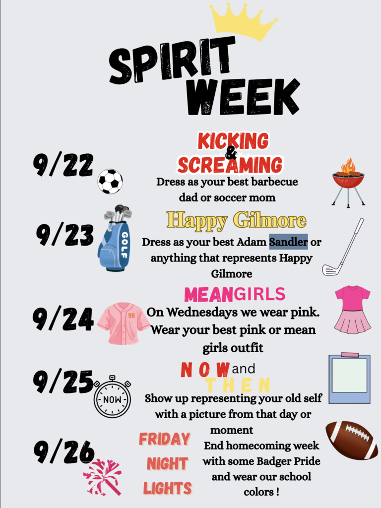 2025 Homecoming Spirit Week