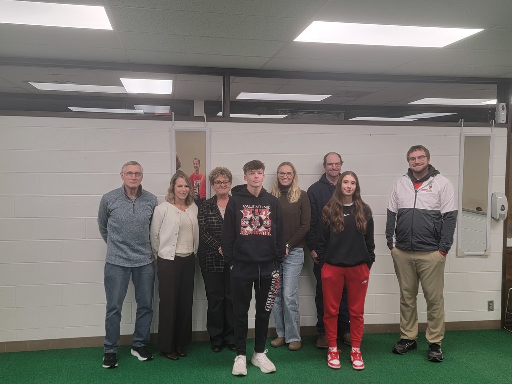 XC State Qualifiers pictured with the VCS School Board