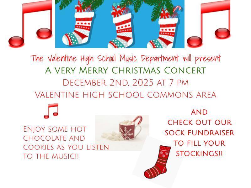 VHS Christmas Concert December 2nd 7pm