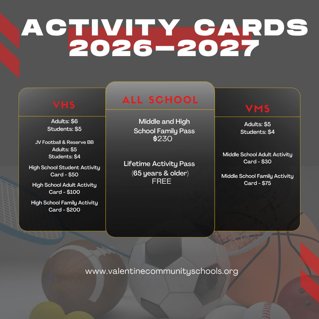 Activity Card Prices
