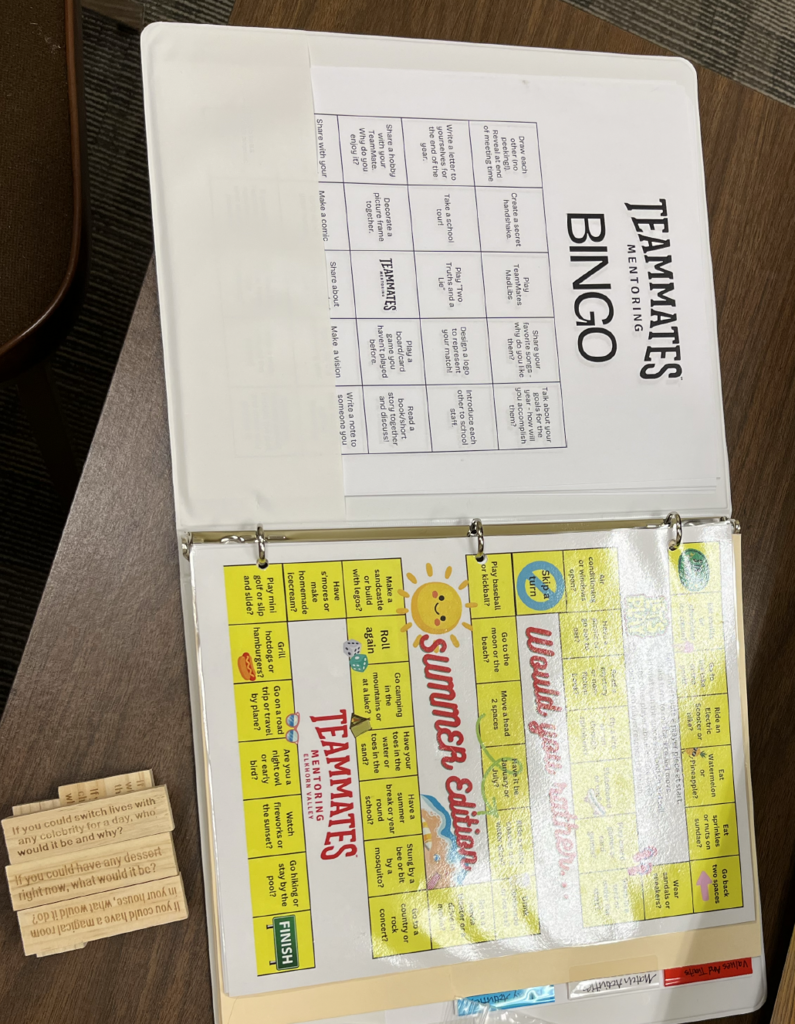 Binder of activities 