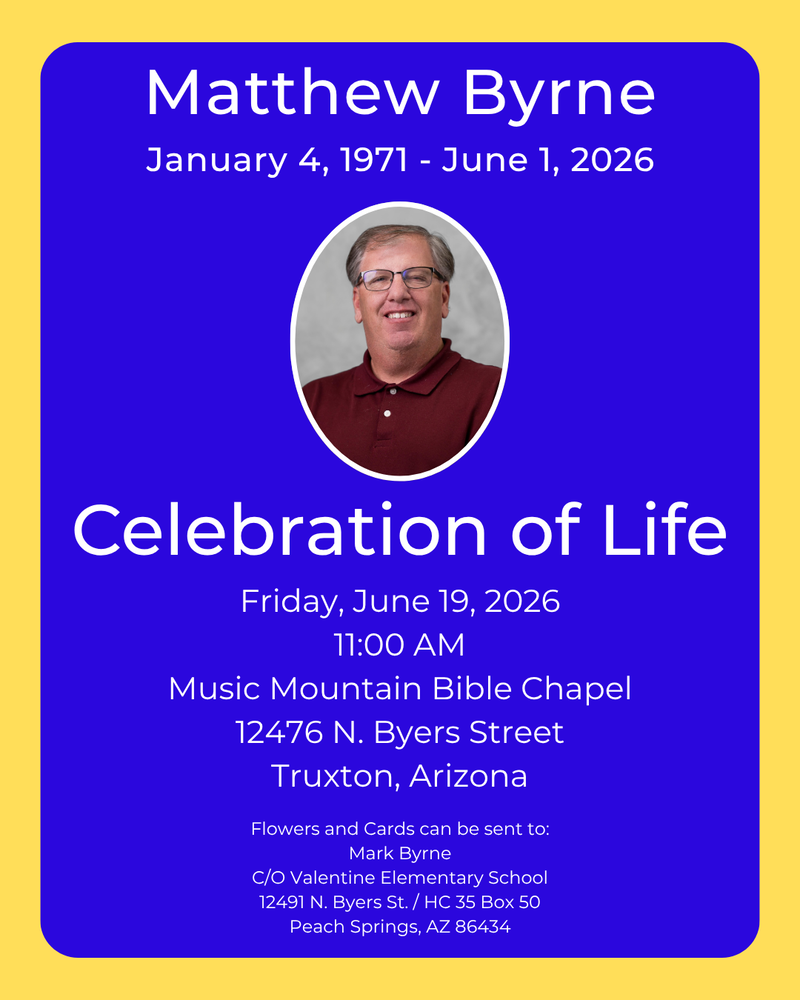 Celebration of Life for Matthew Byrne