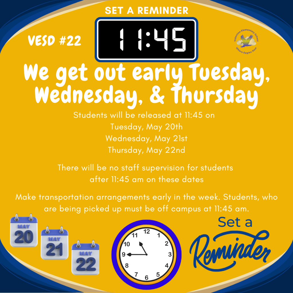 Early Release This Week