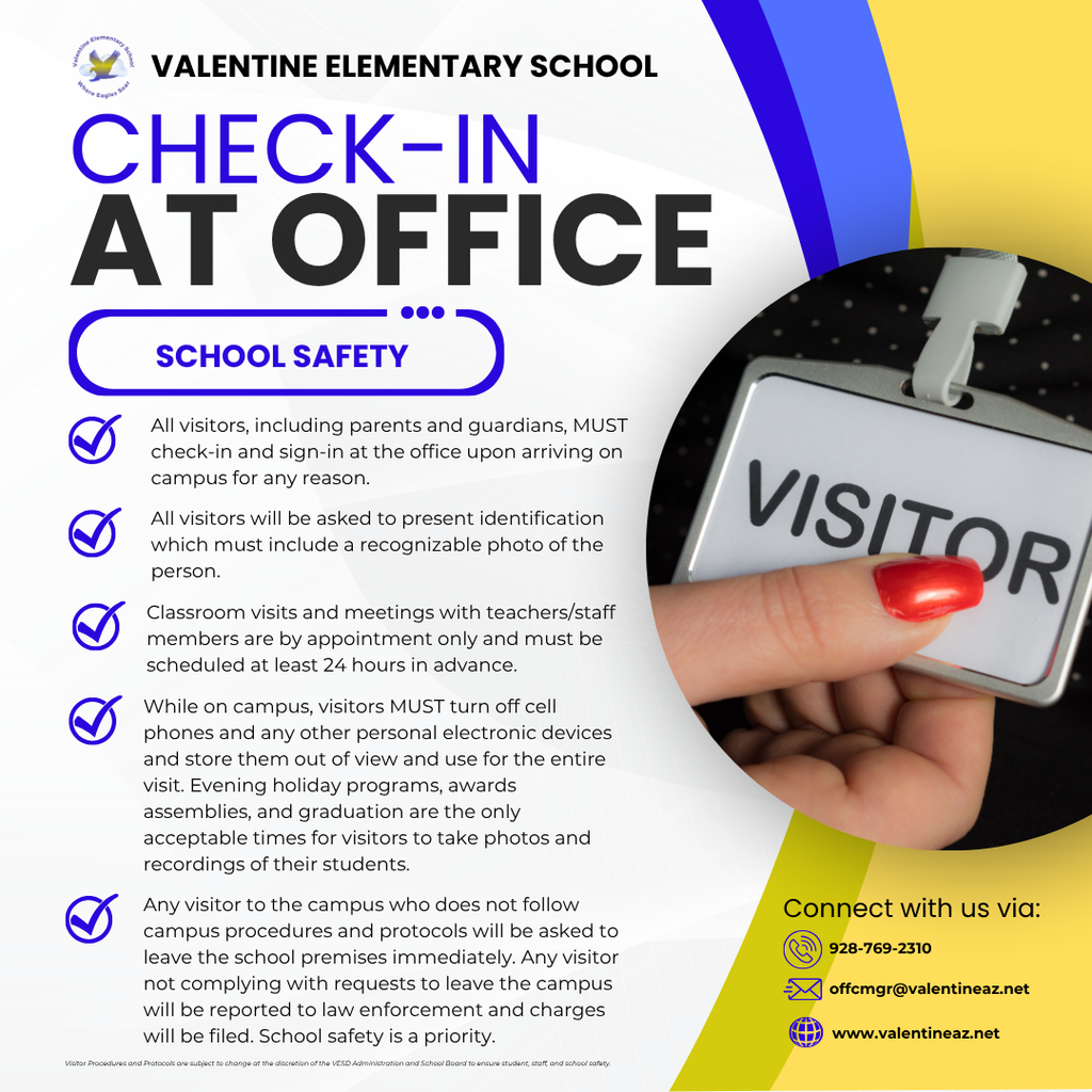 Visitor School Safety Procedures