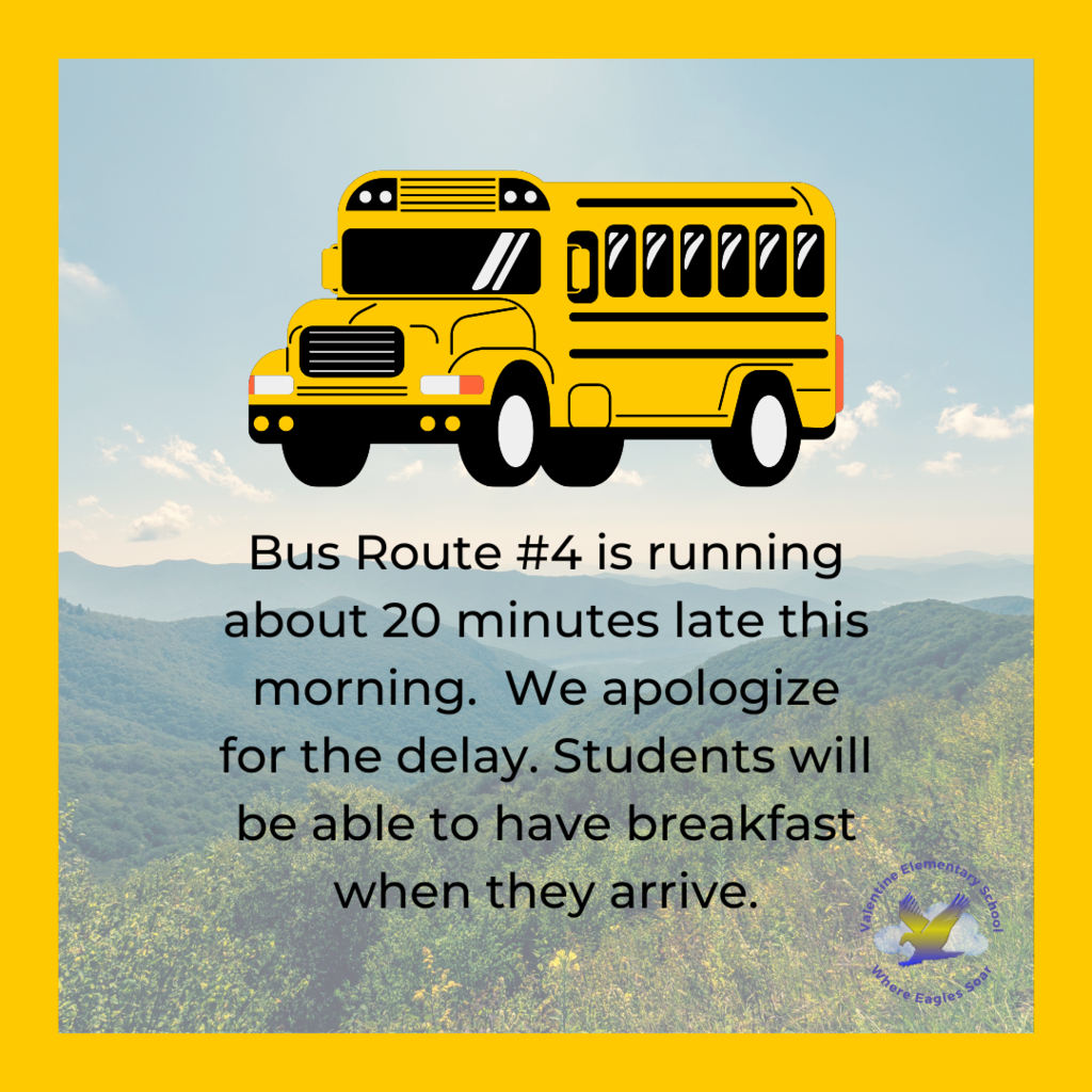 Bus Route #4 Running Late