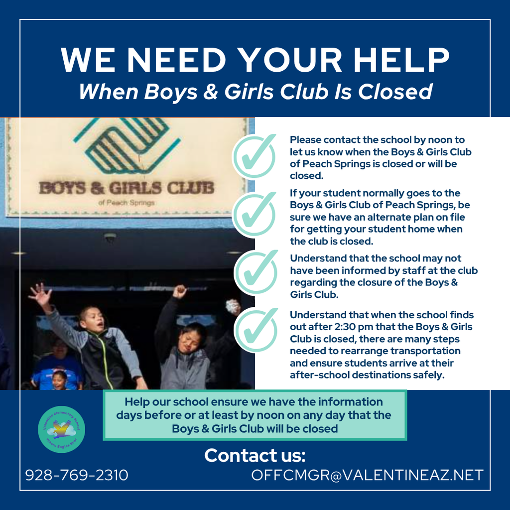 When Boys and Girls Club is Closed - We Need Your Help