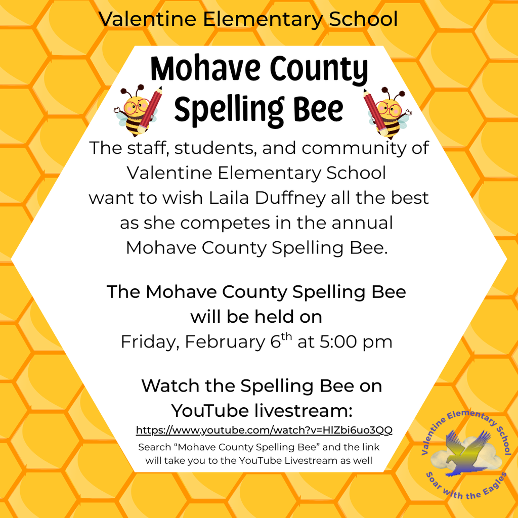 Mohave County Spelling Bee - Good Luck Laila!