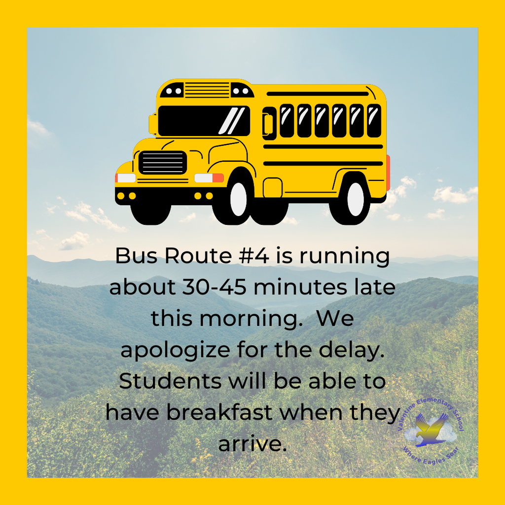 Bus Route #4 Running Late