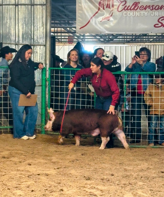 Jaleigh working hard