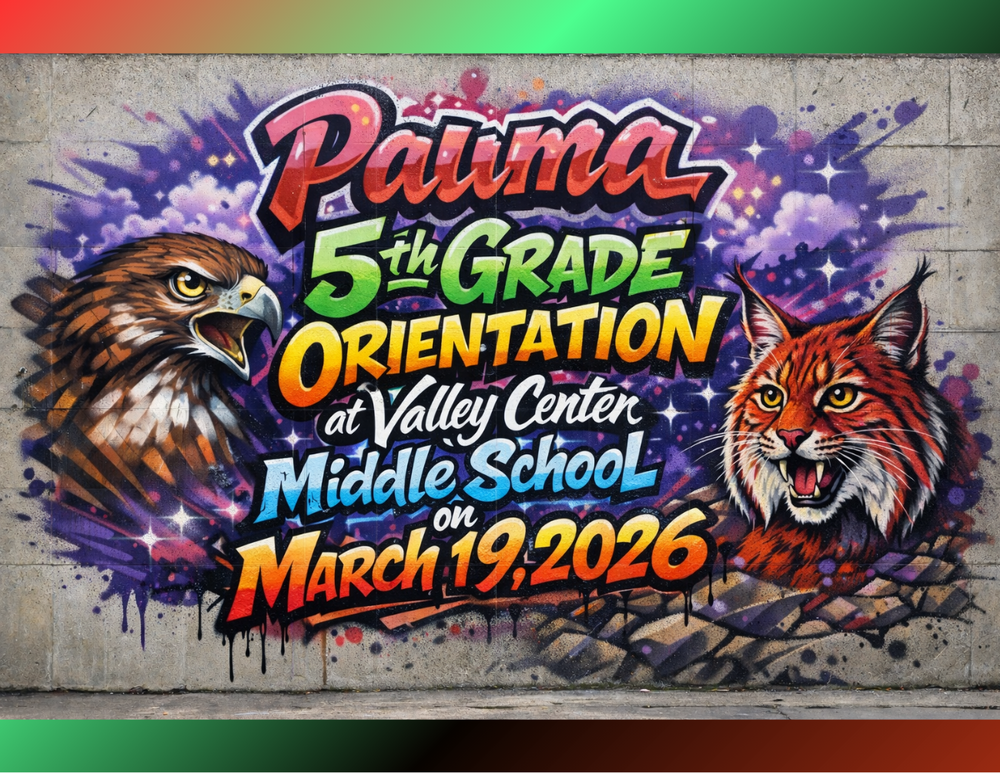 Pauma 5th Grade Orientation