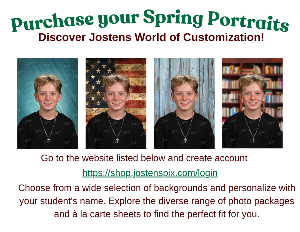 Purchase your Spring Portraits