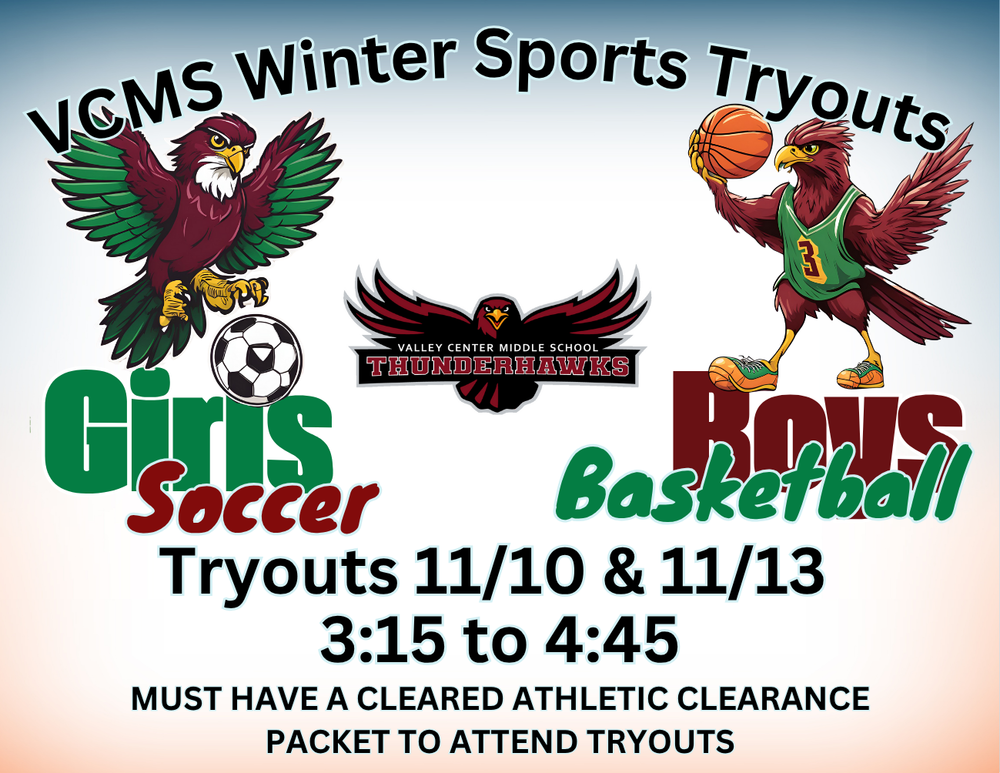 VCMS Winter Sports Tryouts