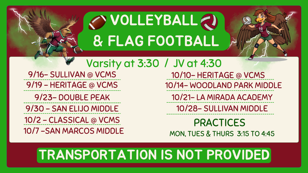 Flag Football & Volleyball