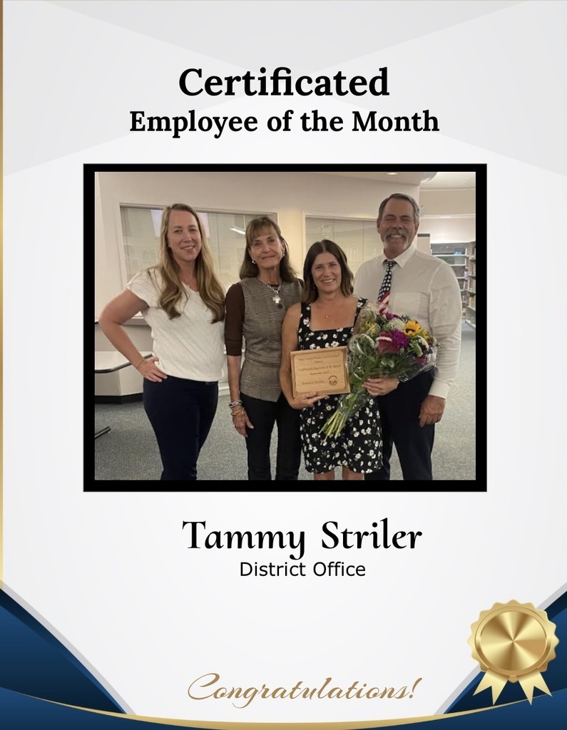 Certificated Employee of the Month