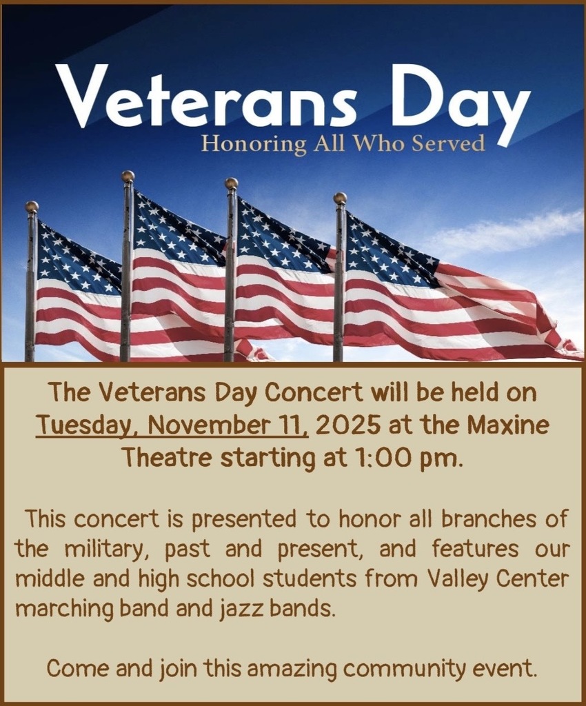 Veterans Day Concert Flyer